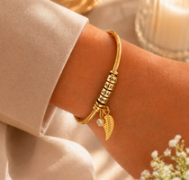 Bracelete SERAVON Eterna™ - Joia Personalizada Para Eternizar Nomes