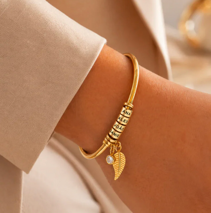 Bracelete SERAVON Eterna™ - Joia Personalizada Para Eternizar Nomes