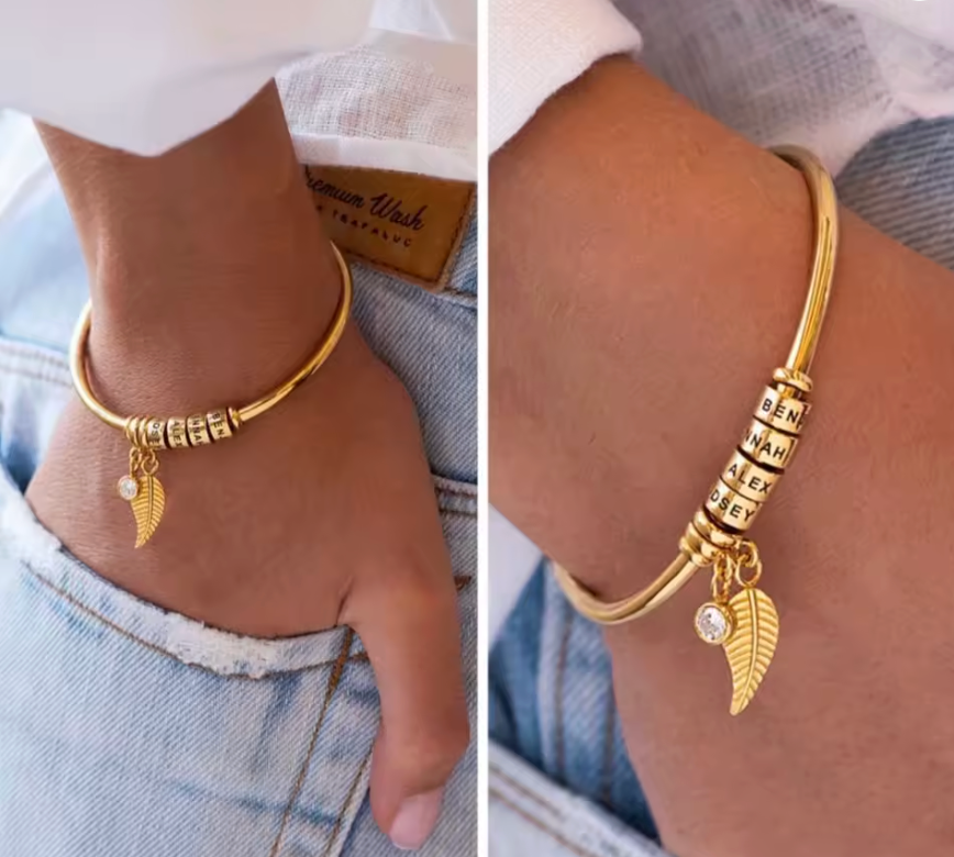 Bracelete SERAVON Eterna™ - Joia Personalizada Para Eternizar Nomes