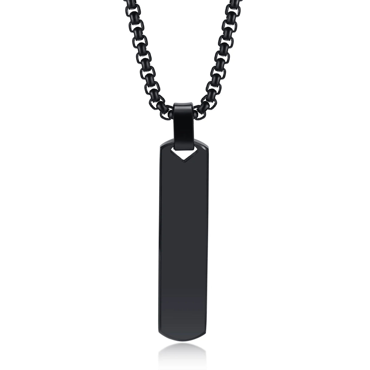 Colar Masculino Vertical Personalizado Identity Bar™